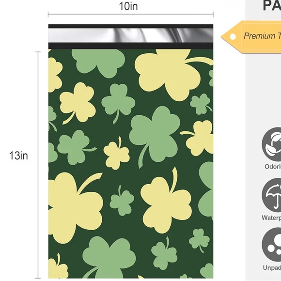 20- 10x13 shamrock polys - Picture 2 of 2